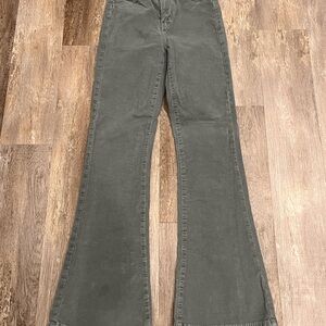 American Eagle Outfitters Charcoal Wide Leg Jeans